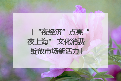 “夜经济”点亮“夜上海” 文化消费绽放市场新活力