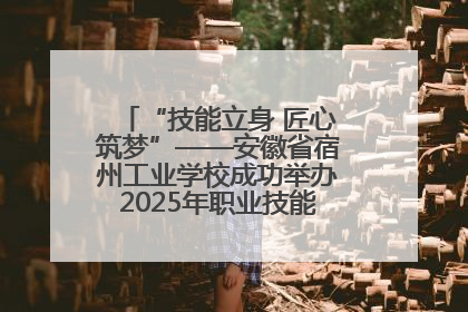 “技能立身 匠心筑梦”——安徽省宿州工业学校成功举办2025年职业技能活动周各项活动