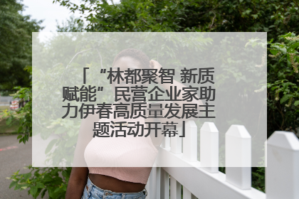 “林都聚智 新质赋能”民营企业家助力伊春高质量发展主题活动开幕