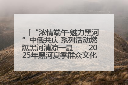 “浓情端午·魅力黑河”中俄共庆 系列活动燃爆黑河清凉一夏——2025年黑河夏季群众文化活动启幕 多元文化赋能边境文旅新高地