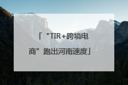 “TIR+跨境电商”跑出河南速度