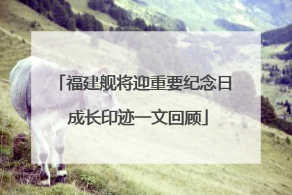 福建舰将迎重要纪念日 成长印迹一文回顾