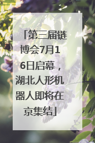第三届链博会7月16日启幕，湖北人形机器人即将在京集结
