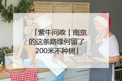 紫牛问政｜南京的这条路缘何留了200米不种树
