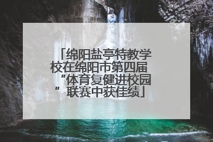 绵阳盐亭特教学校在绵阳市第四届“体育复健进校园”联赛中获佳绩