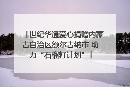 世纪华通爱心捐赠内蒙古自治区额尔古纳市 助力“石榴籽计划”