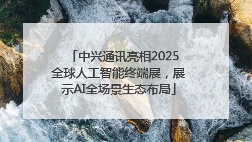 中兴通讯亮相2025全球人工智能终端展，展示AI全场景生态布局