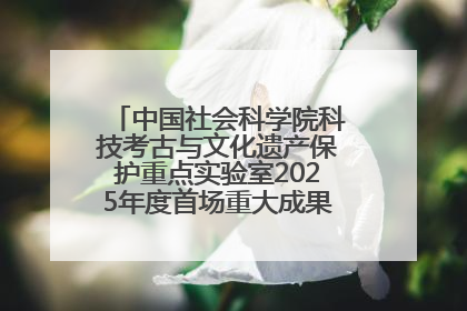 中国社会科学院科技考古与文化遗产保护重点实验室2025年度首场重大成果发布会在京举行
