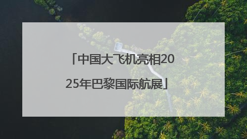 中国大飞机亮相2025年巴黎国际航展