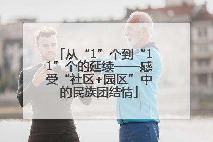 从“1”个到“11”个的延续——感受“社区+园区”中的民族团结情