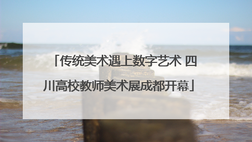 传统美术遇上数字艺术 四川高校教师美术展成都开幕