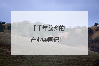 千年荔乡的产业突围记