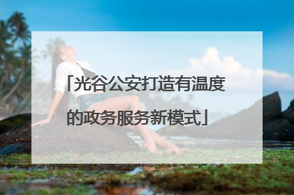 光谷公安打造有温度的政务服务新模式
