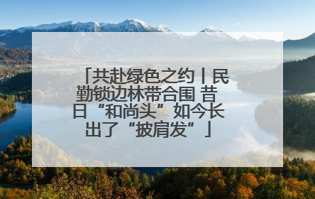 共赴绿色之约丨民勤锁边林带合围 昔日“和尚头”如今长出了“披肩发”