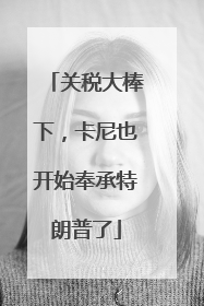 关税大棒下，卡尼也开始奉承特朗普了