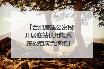 合肥房建公寓段开展客站供用电系统故障应急演练