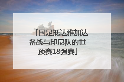 国足抵达雅加达备战与印尼队的世预赛18强赛