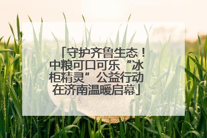 守护齐鲁生态！中粮可口可乐“冰柜精灵”公益行动在济南温暖启幕