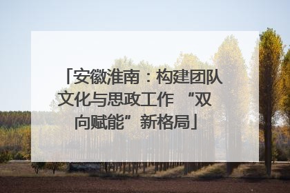 安徽淮南：构建团队文化与思政工作 “双向赋能”新格局