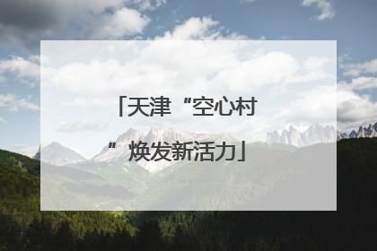 天津“空心村”焕发新活力