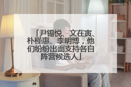 尹锡悦、文在寅、朴槿惠、李明博，他们纷纷出面支持各自阵营候选人