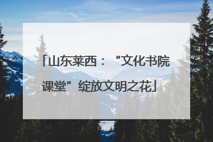 山东莱西：“文化书院课堂”绽放文明之花