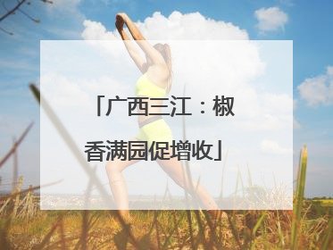 广西三江：椒香满园促增收