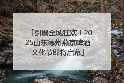 引爆全城狂欢！2025山东德州燕京啤酒文化节即将启幕