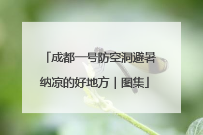 成都一号防空洞避暑纳凉的好地方｜图集