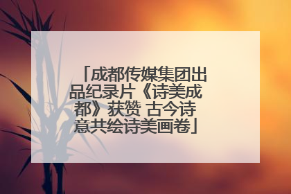 成都传媒集团出品纪录片《诗美成都》获赞 古今诗意共绘诗美画卷