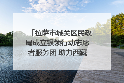 拉萨市城关区民政局成立银领行动志愿者服务团 助力西藏银发经济发展