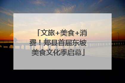 文旅+美食+消费！郏县首届东坡美食文化季启幕
