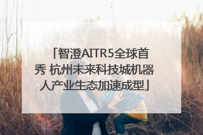 智澄AITR5全球首秀 杭州未来科技城机器人产业生态加速成型