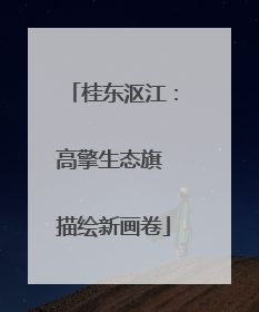 桂东沤江：高擎生态旗 描绘新画卷