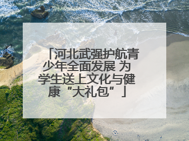 河北武强护航青少年全面发展 为学生送上文化与健康“大礼包”