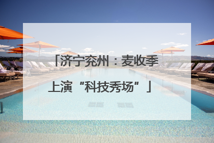 济宁兖州：麦收季上演“科技秀场”