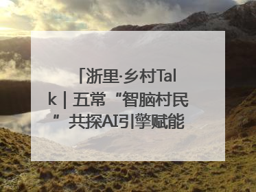 浙里·乡村Talk｜五常“智脑村民”共探AI引擎赋能企业服务新图景