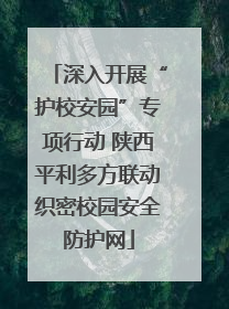 深入开展“护校安园”专项行动 陕西平利多方联动织密校园安全防护网