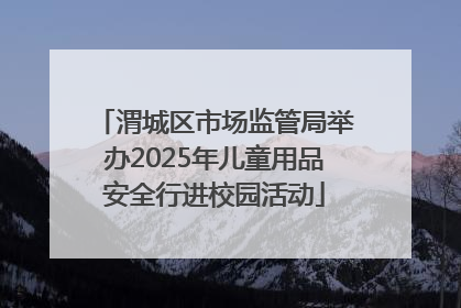 渭城区市场监管局举办2025年儿童用品安全行进校园活动