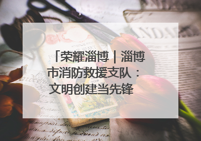 荣耀淄博｜淄博市消防救援支队：文明创建当先锋 蓝焰映红建新功