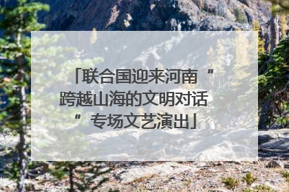 联合国迎来河南“跨越山海的文明对话”专场文艺演出
