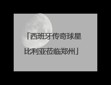 西班牙传奇球星 比利亚莅临郑州