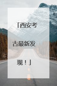 西安考古最新发现！