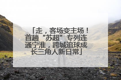 走，客场变主场！首趟“苏超”专列连通宁淮，跨城追球成长三角人新日常