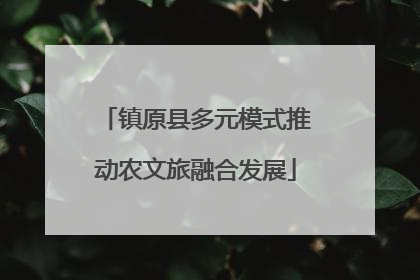 镇原县多元模式推动农文旅融合发展