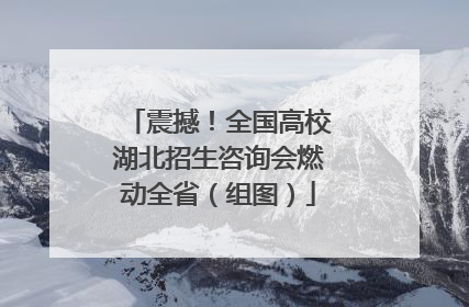 震撼！全国高校湖北招生咨询会燃动全省（组图）