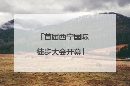 首届西宁国际徒步大会开幕