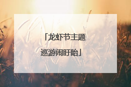 龙虾节主题巡游闹盱眙