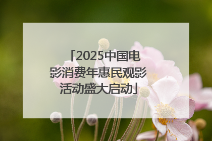 2025中国电影消费年惠民观影活动盛大启动