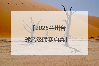 2025兰州台球乙级联赛启幕